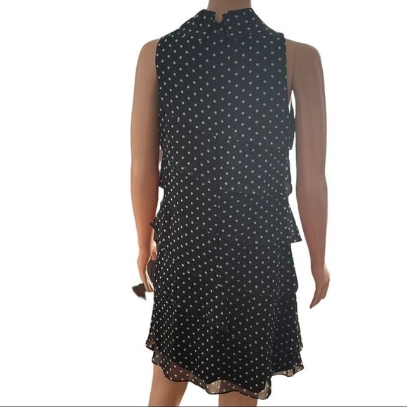 Jessica Howard Polka Dot Tiered Dress Sz 8P - Picture 2 of 12